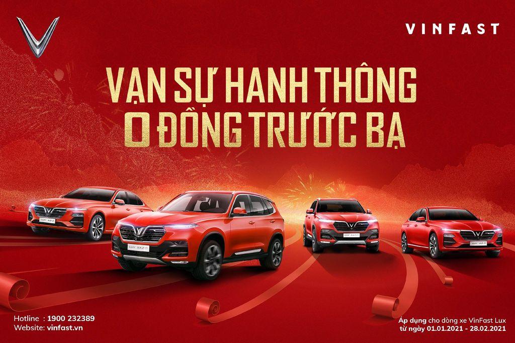 You are currently viewing VinFast gia hạn chính sách “Trước bạ 0 đồng” cho xe Lux A2.0 và Lux SA2.0