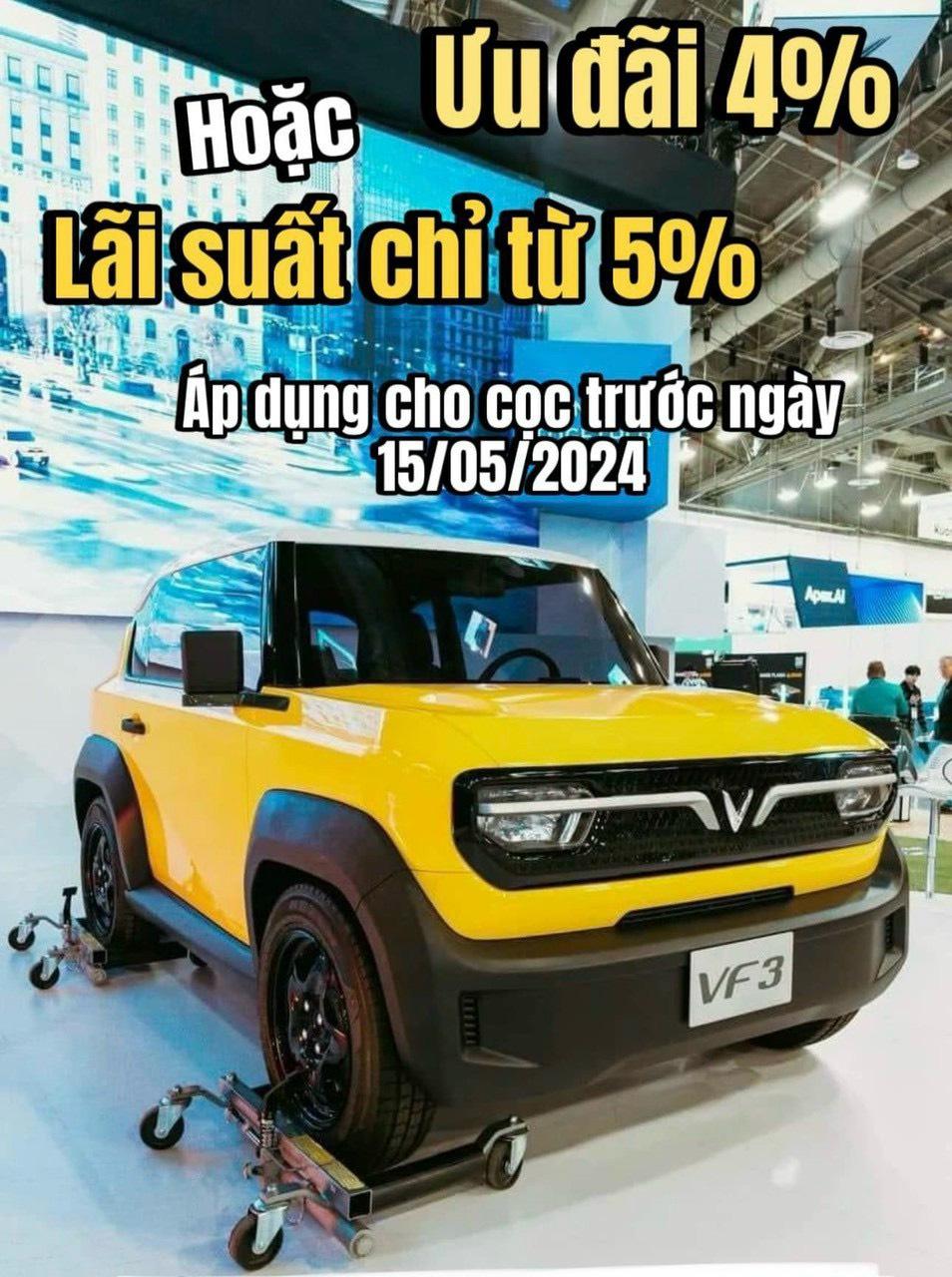 You are currently viewing Đặt cọc VF 3 thêm ƯU ĐÃI GIẢM THÊM 4%, GIÁ ĐÃ TỐT NÀY CÒN TỐT HƠN