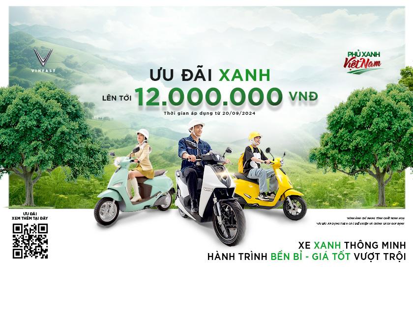 You are currently viewing Nhận ưu đãi lên tới 12 triệu đồng khi mua xe máy điện VinFast tại VinFast Thái Bình từ ngày 20-9