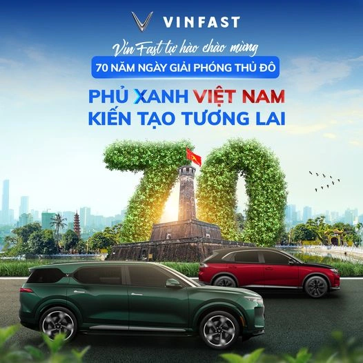 You are currently viewing VINFAST – Hành trình đồng hành cùng Thủ đô, chào mừng 70 năm giải phóng hào hùng